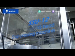 Tappatrice per pressatura di tappi di bottiglia in PET personalizzata Huituo per miele e sciroppo con riordinatore di tappi