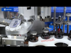 Automatic glass jar capsule filling and twist-off capping machine