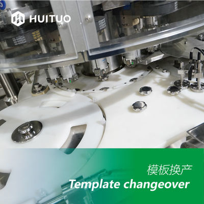 Fiala di plastica di vetro medica Vial Rotary Capping Machine 40-300bpm