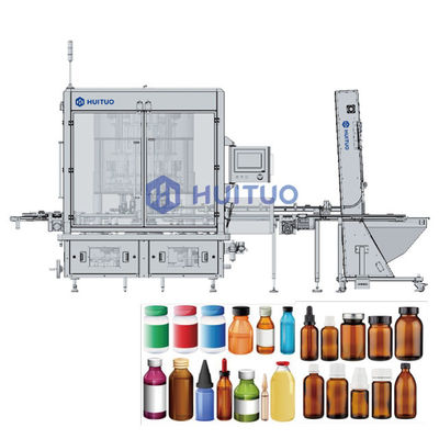 Fiala di plastica di vetro medica Vial Rotary Capping Machine 40-300bpm