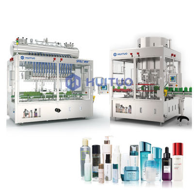 Linea di produzione di coperchiamento di riempimento cosmetica per materiale da otturazione della crema dell'acqua