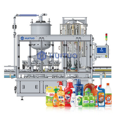 Huituo monoblocco rotativo per riempimento bottiglie di liquidi e tappatura mandrino progettato per semplificare la linea di imbottigliamento