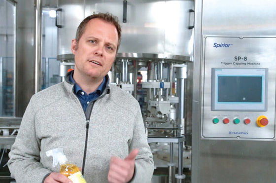 Multi tappatrice della bottiglia di vetro della bevanda delle teste