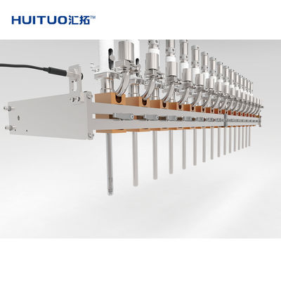 Macchina di rifornimento liquida lineare automatica del pistone per il barattolo di plastica del vetro da bottiglia dell'animale domestico