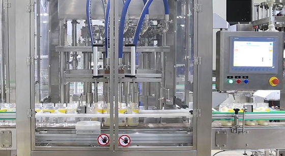 Macchina volumetrica del riempitore del pistone liquido lineare automatico della bottiglia per materiale da otturazione universale