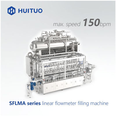 Macchina di rifornimento lineare automatica del flussometro di 2 file per liquido disinfettante