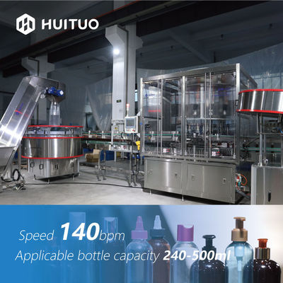 Tappatrice automatica rotatoria versatile di Huituo servo per il cappuccio sommità disco e di Yorker della pompa, della lozione