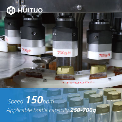 Attrezzatura ad alta velocità automatica della tappatrice per Honey Bottles di plastica