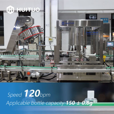 Tappatrice automatica capa di Huituo 8 Roatry per l'olio di bambino del cappuccio di spinta di tirata