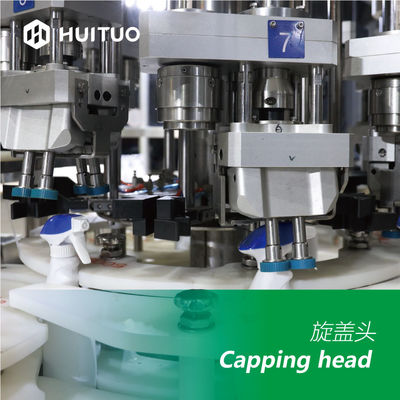 Tappatrice automatica della bottiglia per l'innesco dello spruzzo o della pompa detergente liquida