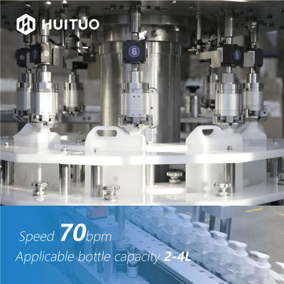 Macchina rotatoria 70bpm automatico di sigillamento del tappo di bottiglia della vite di Huituo