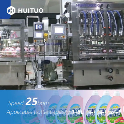 Tappatrice di riempimento liquida 2L 3L 4L 5L del detersivo di lavanderia della bottiglia di plastica