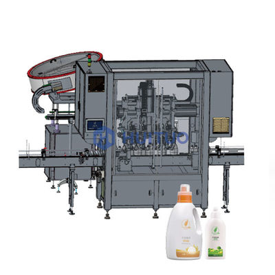 Servo tappatrice della bottiglia lineare automatica della vite con l'elevatore ed il selezionatore del cappuccio