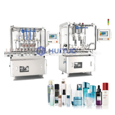 Servo tappatrice della bottiglia lineare automatica della vite con l'elevatore ed il selezionatore del cappuccio