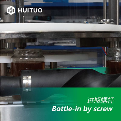 La bottiglia di vetro rotatoria automatica sciroppa la capsulatrice della macchina di Honey Twist Off Servo Capping