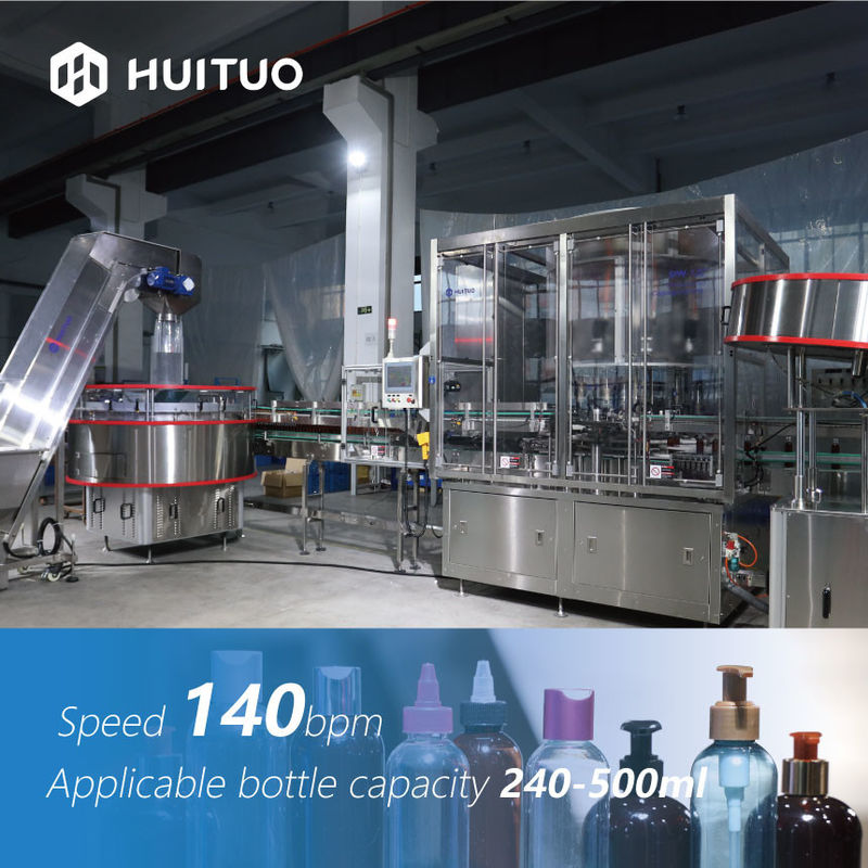 Tappatrice automatica rotatoria versatile di Huituo servo per il cappuccio sommità disco e di Yorker della pompa, della lozione