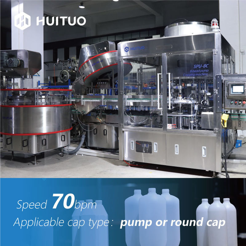 Tappatrice rotatoria capa 8 multifunzionali per la pompa di Flip Top Pull Push Lotion